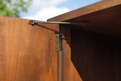  Altavista Lane Lane Altavista VA Lane Altavista Walnut Rosewood 5 Drawer Tall Dresser or Armoire w Chrome Legs