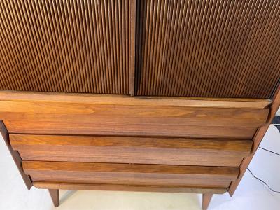  Altavista Lane MID CENTURY MODERN HIGH CHEST BY LANE IN THE MANNER OF GEORGE NAKASHIMA