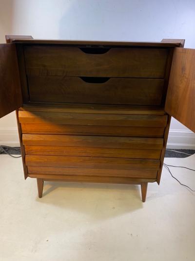 Altavista Lane MID CENTURY MODERN HIGH CHEST BY LANE IN THE MANNER OF GEORGE NAKASHIMA
