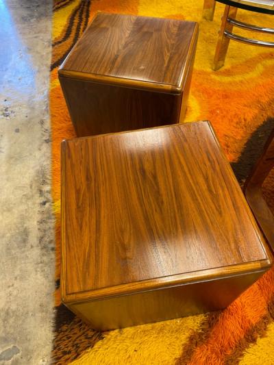  Altavista Lane Wooden cube table pair