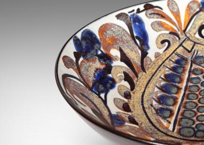  Aluminia Bowl by Kari Christensen and Nils Thorsson for Aluminia