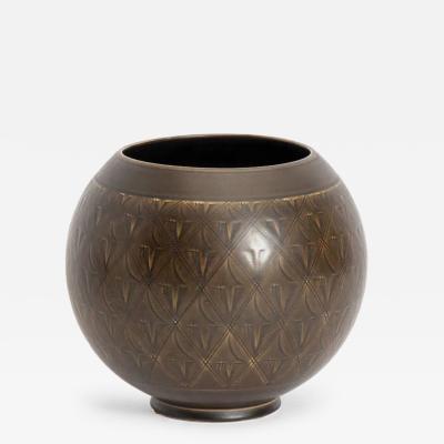  Aluminia Danish ceramic vase