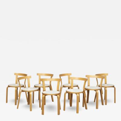  Alvar Aalto Re Edition Alvar Alto Model 68 Dining Chairs