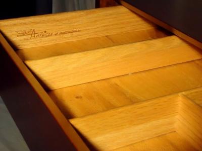American of Martinsville American Martinsville Walnut Dresser circa 1955