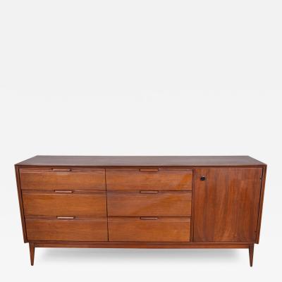  American of Martinsville American of Martinsville MidCentury 9 Drawer Dresser Credenza