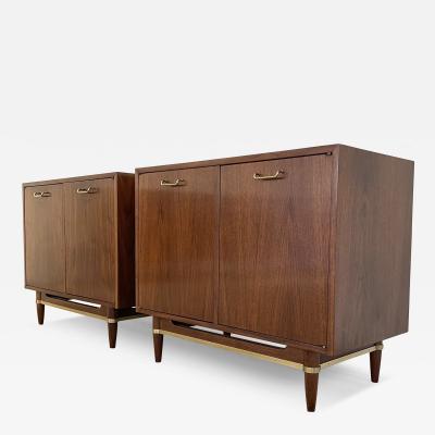  American of Martinsville Pair of Mid Century Modern American of Martinsville Cabinets 1960s 