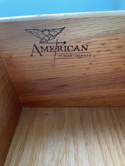  American of Martinsville Pair of Mid Century Modern American of Martinsville Chest of Drawers 