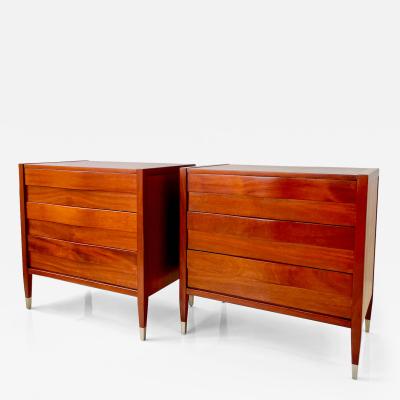  American of Martinsville Pair of Mid Century Modern American of Martinsville Chest of Drawers 