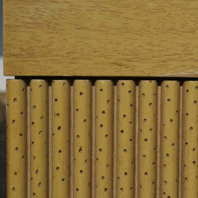 American of Martinsville Rare Five Drawer Mahogany Faux Bamboo Chest by American of Martinsville 1952