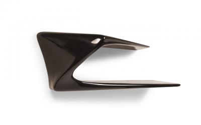 Amorph Amorph Flux Shelf Wall Mounted Black Lacquer