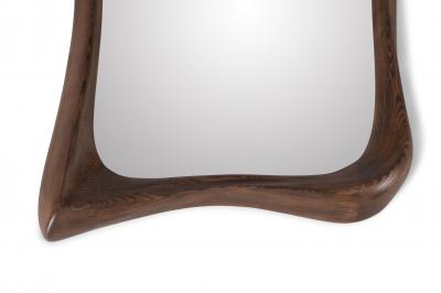  Amorph Amorph Narcissus Mirror frame Solid Wood Graphite Walnut Finish