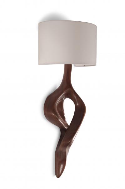 Amorph Amorph Nomi Wall Lamp with shade Walnut finish