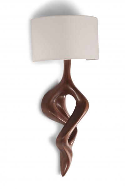 Amorph Amorph Nomi Wall Lamp with shade Walnut finish