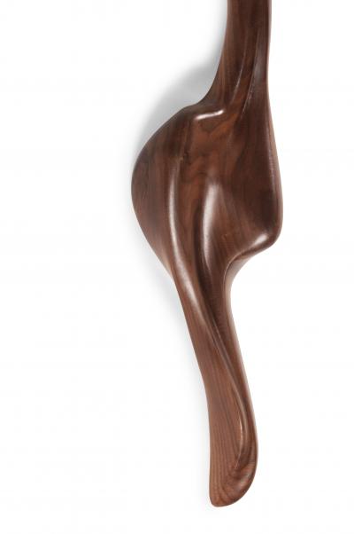  Amorph Amorph Oralee Sconces Natural Walnut with Ivory Silk Shade