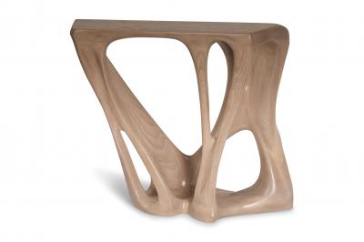  Amorph Amorph Petra Console Solid Wood Antique Oak Stained Finish