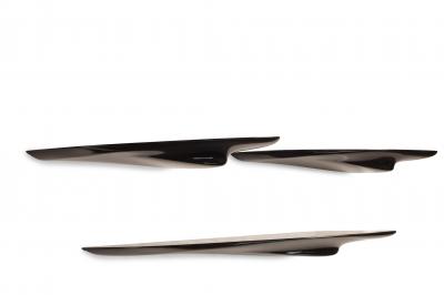 Amorph Amorph Riva Shelf Black Lacquered with Concealed Bracket