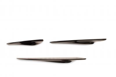 Amorph Amorph Riva Shelf Black Lacquered with Concealed Bracket