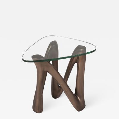  Amorph Amorph Ronia Side Table glass top Bronze finish