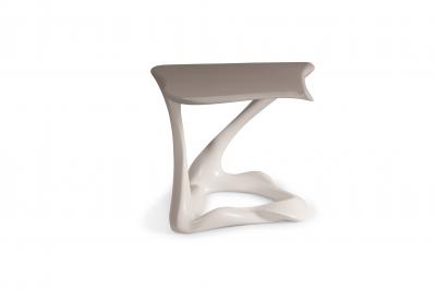  Amorph Amorph Tryst Side Table in White Lacquer Matte