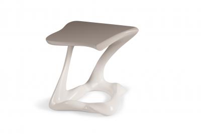  Amorph Amorph Tryst Side Table in White Lacquer Matte