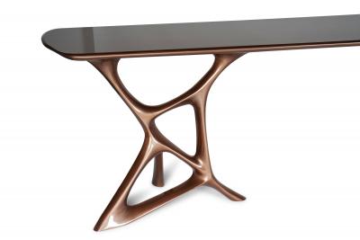  Amorph Anika Console Lacquer Bronze Finish