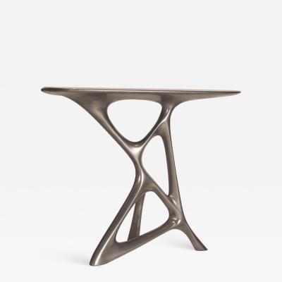  Amorph Anika Console Table in Stainless Steel Finish