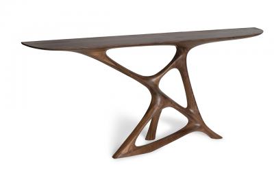  Amorph Anika console table in Natural stain on Walnut wood
