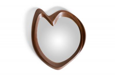  Amorph Caroline Mirror in Walnut stain on Ash wood by Amorph