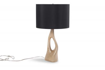  Amorph Contemporary Sculpture Wooden Table Lamp Solid Ash Wood