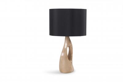  Amorph Contemporary Sculpture Wooden Table Lamp Solid Ash Wood