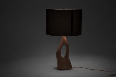  Amorph Contemporary Sculpture Wooden Table Lamp Solid Ash Wood