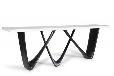  Amorph Eris Console in Ebony Stain Glossy Lacquer Finish by Amorph