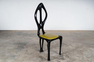  Amorph Fey Dining Chair Ebony Stain on Ash wood by Amorph