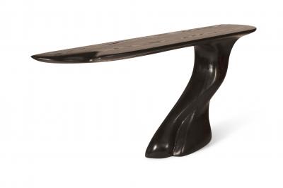  Amorph Frolic Console Table Wall Mounted in Ebony Stain