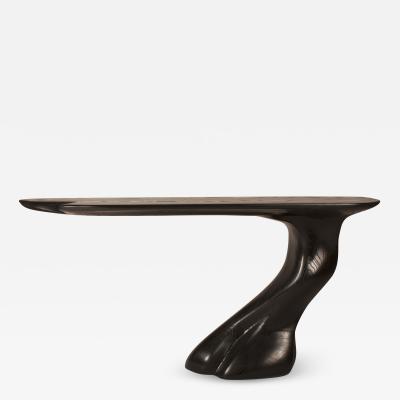  Amorph Frolic Console Table Wall Mounted in Ebony Stain