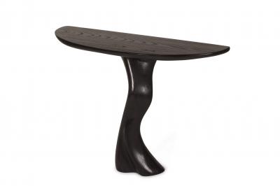  Amorph Haya Console Table Solid Wood Ebony stained Wall Mounted
