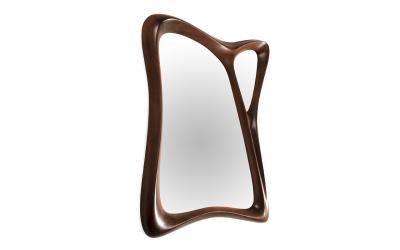  Amorph Jolie Mirror in Walnut wood with Montana Stain