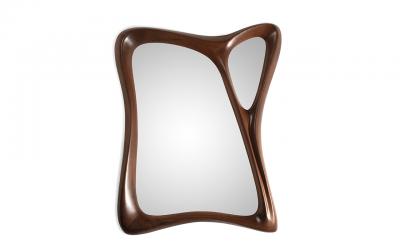  Amorph Jolie Mirror in Walnut wood with Montana Stain
