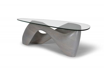  Amorph Lust coffee table in Ash wood Gray stain by Amorph