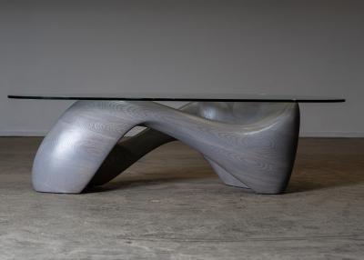  Amorph Lust coffee table in Ash wood Gray stain by Amorph