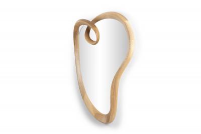  Amorph Malva Wall Mirror in Honey stain on Ash wood by Amorph