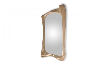  Amorph Narcissus Mirror is Snow stain finish on Walnut wood