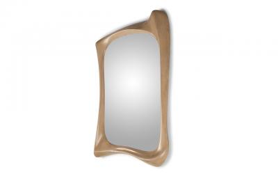  Amorph Narcissus Mirror is Snow stain finish on Walnut wood
