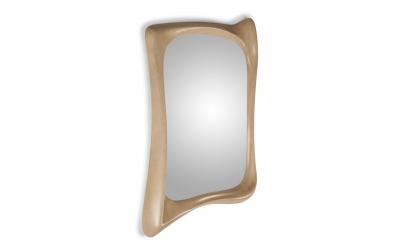  Amorph Narcissus Mirror is Snow stain finish on Walnut wood