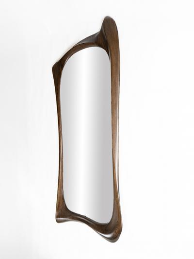  Amorph Narcissus mirror in Graphite Walnut stain on Ash wood by Amorph