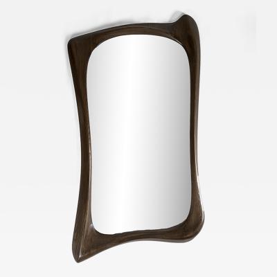  Amorph Narcissus mirror in Graphite Walnut stain on Ash wood by Amorph
