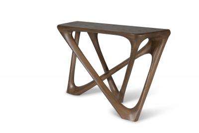  Amorph Nava Console in Arrazole Stain Finish on Ash Wood by Amorph