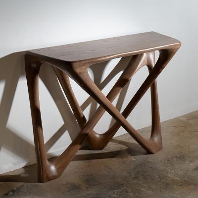  Amorph Nava Console in Arrazole Stain Finish on Ash Wood by Amorph