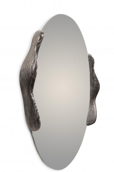 Amorph Ovate Mirror In Desert Night Finish