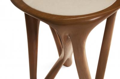  Amorph Petrus Side Table Solid Oak with stone top by Amorph